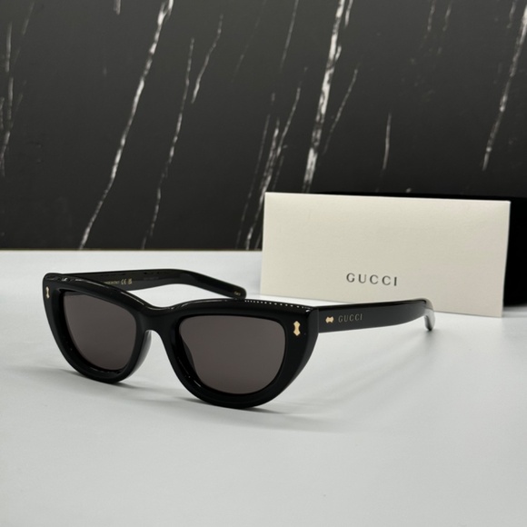 Gucci Accessories - NEW GG1521S 001 GUCCI BLACK GREY CAT EYE WOMEN GUCCI SUNGLASSES
